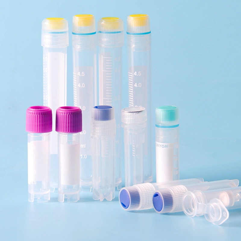 Disposable Plastic Freezing Cryovials Cryogenic Vials Cryo Tubes with Cap