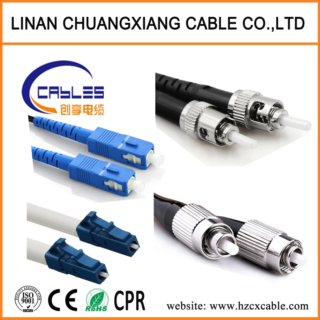 Cable de conexión de fibra óptica monomodo Sc-Sc