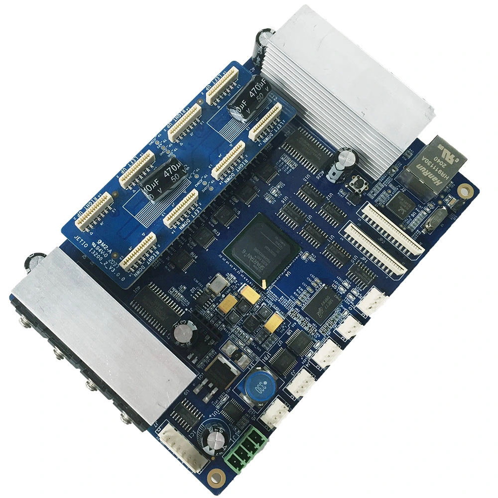 Une imprimante à jet d'encre à passage unique Image Printer Control Board I3200 utilisée pour l'imprimante de cartons.