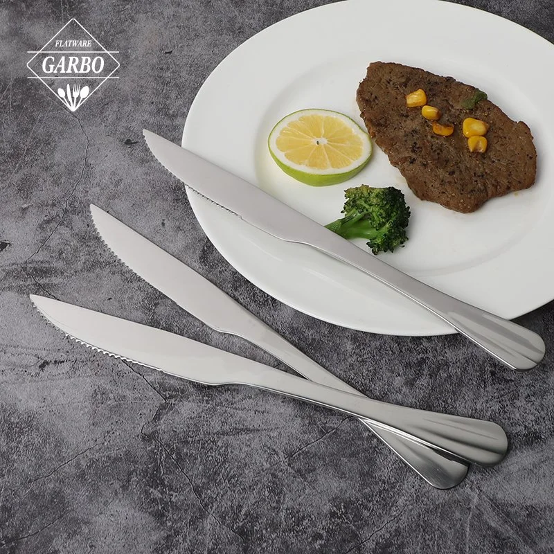 420 Edelstahl Premium Qualität Metall Dinner Messer für Hotel Tafelsteak Messer Besteck