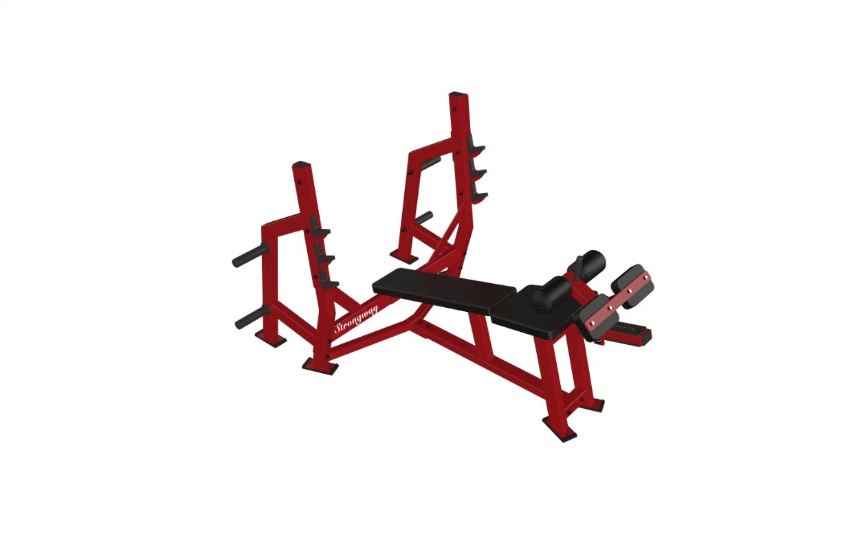 Gym Equipment Adjustable Plate Loaded Bench Incline/ Decline/Flat Bench for Home Used