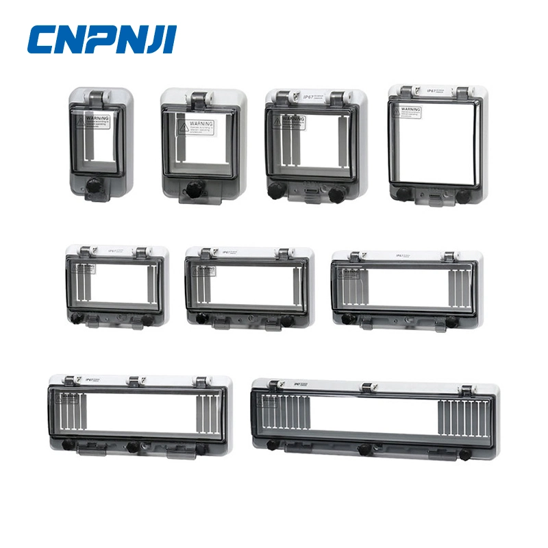 Cnpnji Transparent Protection Window Hood Cover Industrial Lighting Switch Waterproof Power Distribution Box