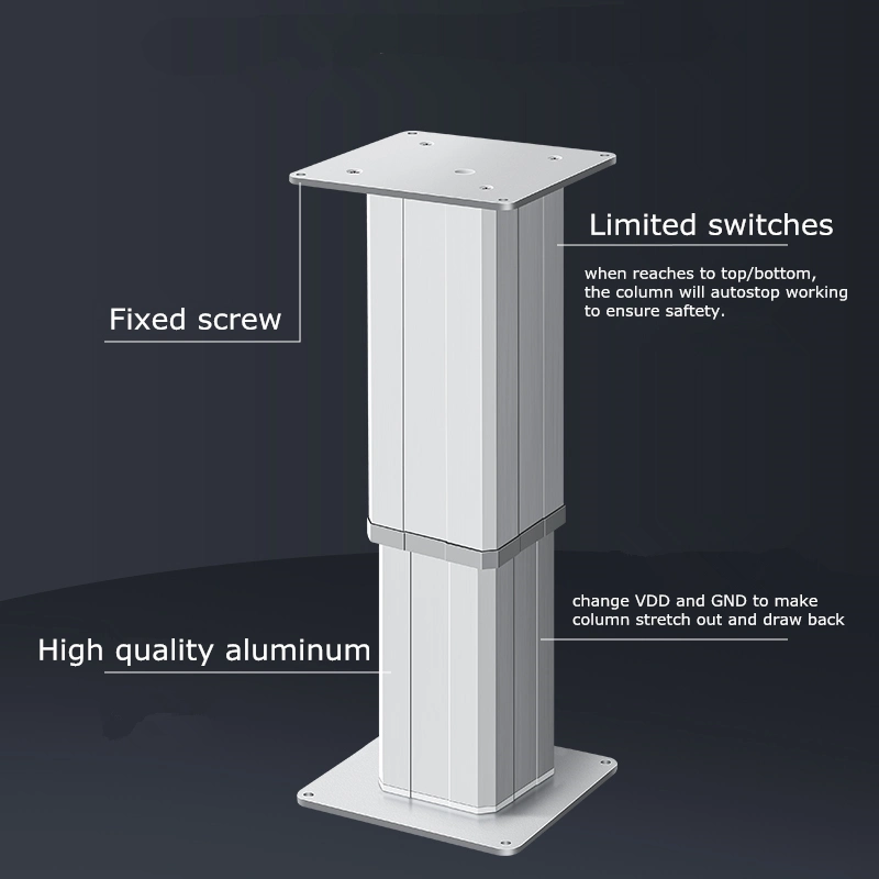 Electric Table Lift Column DC24V Max 225kg 2250n Load 50- 1000mm Stroke