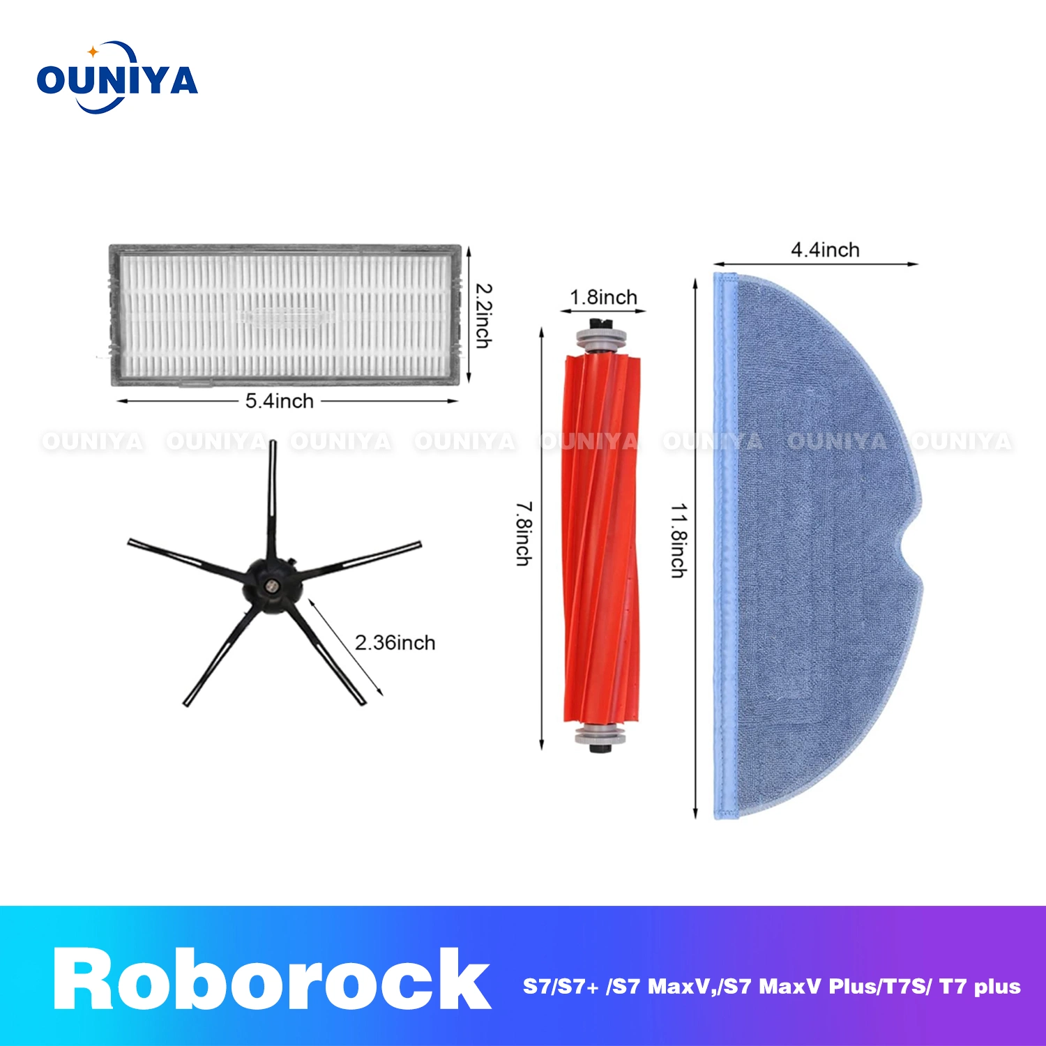 Roborock T7s Robotic Weeping Robot Cleaner Vacuum HEPA Filter Bags