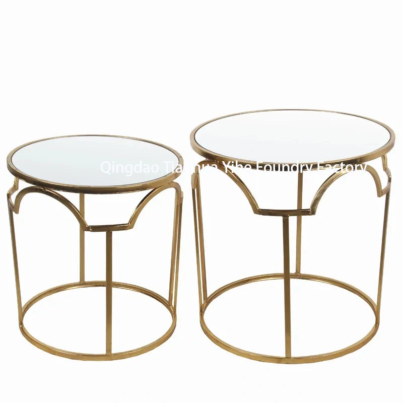 MID-Century Metal Electroplate Golden Modern Display Indoor and Outdoor Flower Plant Stand Flower Pots Planter Stand