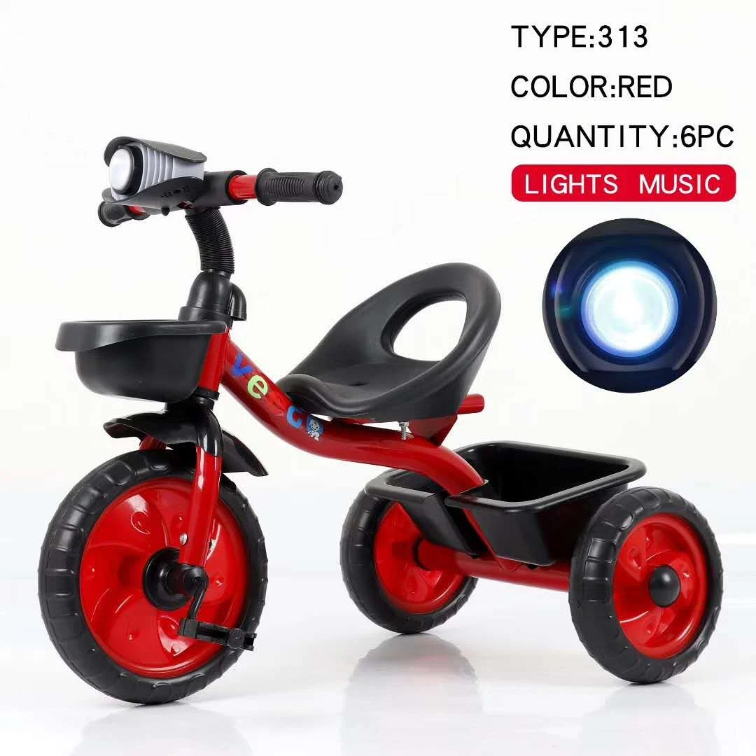 Belle petite trois roues Trike Tricyclewith Chine bébé bon marché pour les enfants de lumière Bt-12