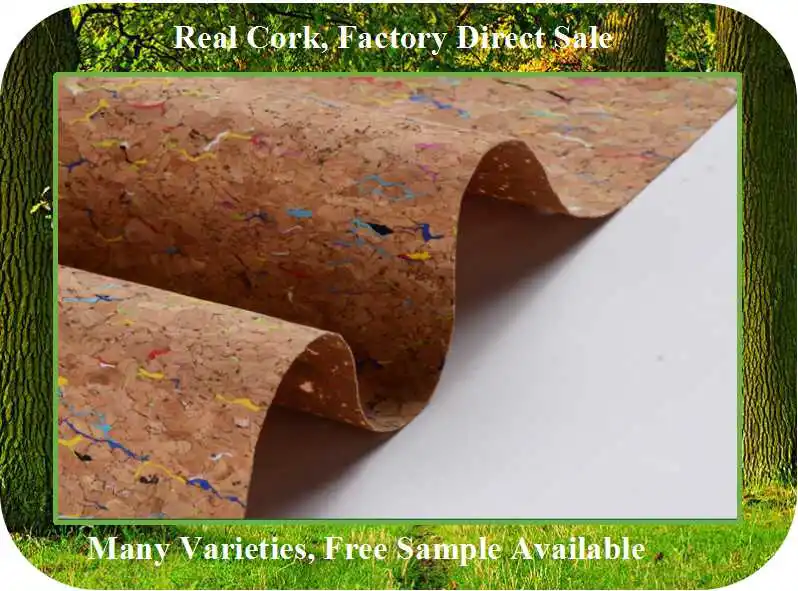 Factory Wholesale Colorful EVA Foamed Natural Cork (HS-CV-011)