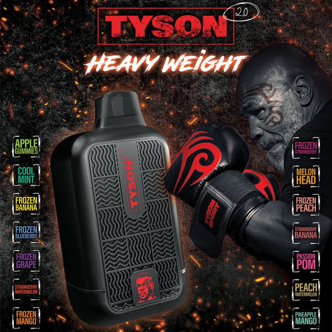 Escolha de vários sabores Tyson 2.0 mais recente preço de fábrica peso pesado 7000 tubos de 15 ml de papel de cassete descartável Atacado I Vape