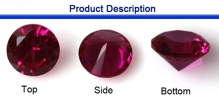 High quality/High cost performance Ruby with Round Shape for Decoration