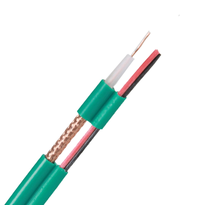 High quality/High cost performance RG6 Coaxial CCTV Wire BNC with DC Connector for CCTV Camera