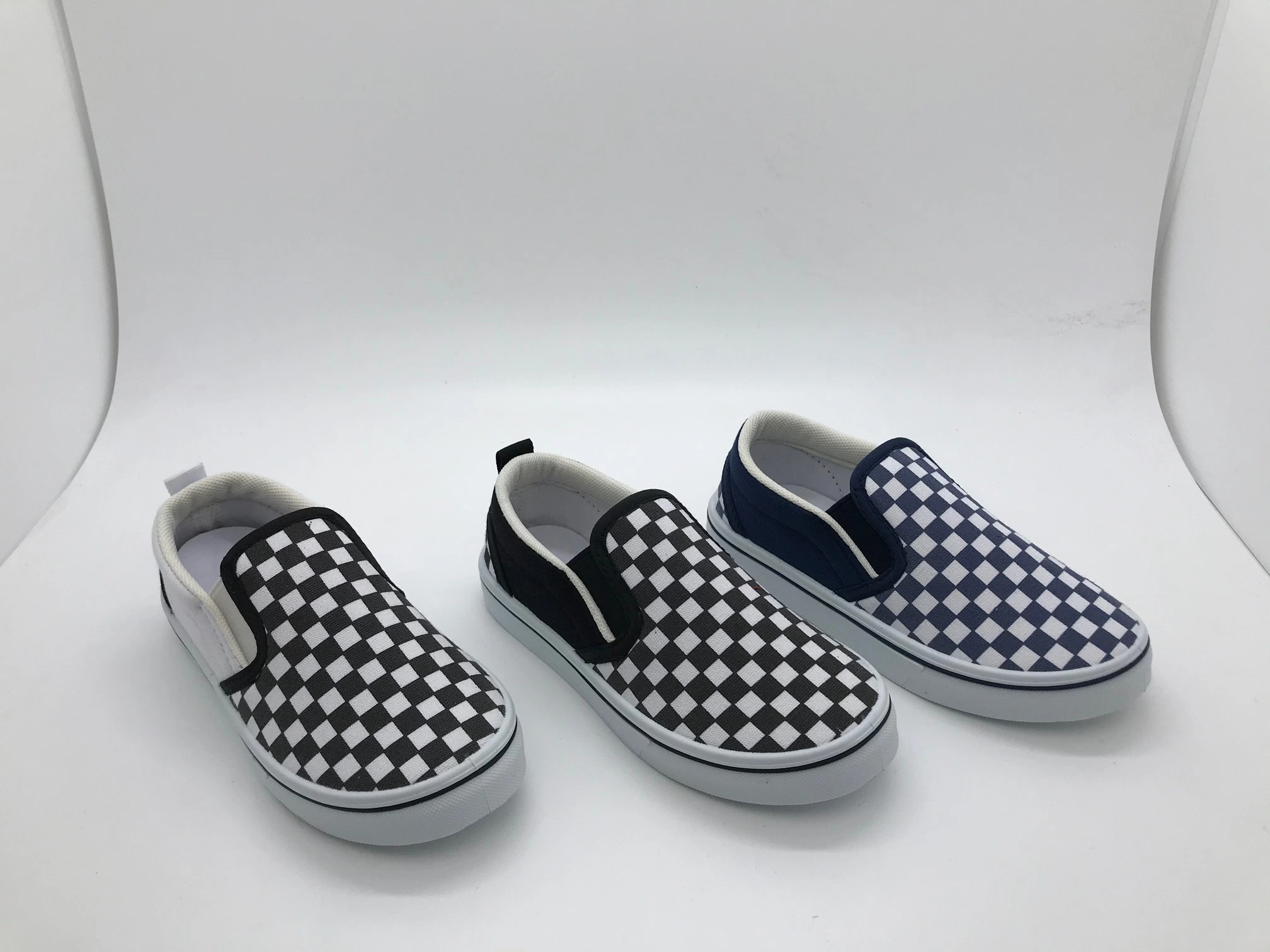 New Wholesale Toddler Boy Canvas Shoes Easy-on Factory China Footwear