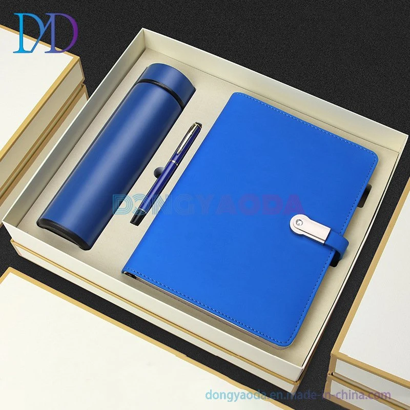 Rechargeable Notebook/Multi-Function Power Bank Notepad Thermos Business Gift Set