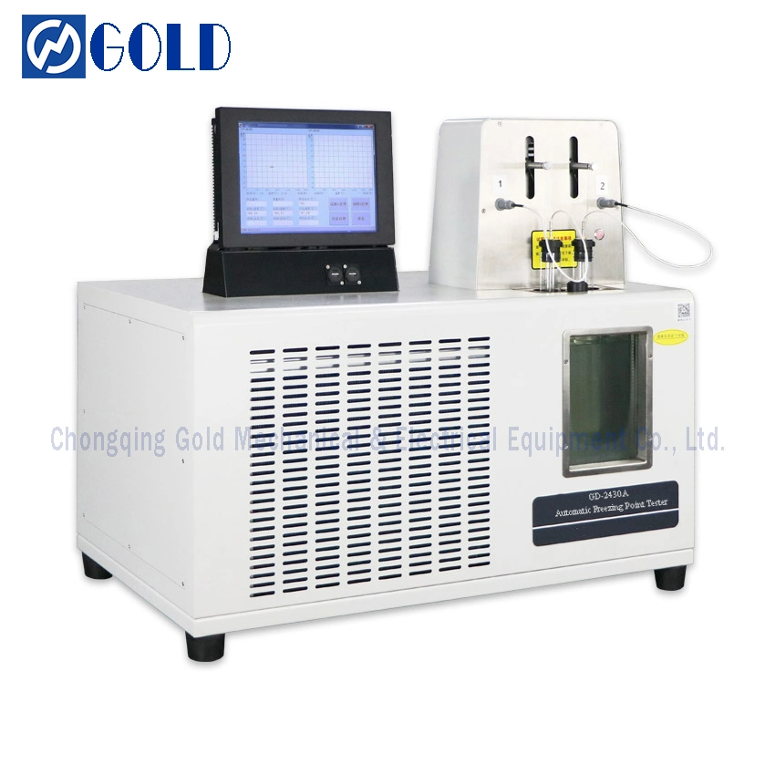 Low Temperature Freeze Point Analyzer for Aqueous Engine Coolants and Aviation Fuels