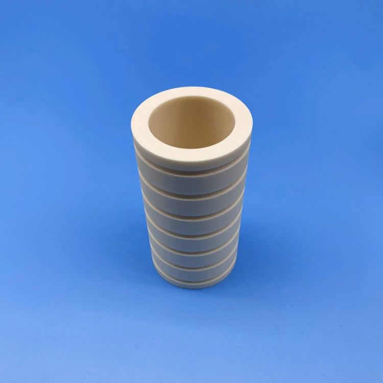 High Temperature Machined C799 Al2O3 Alumina Ceramic Bushing