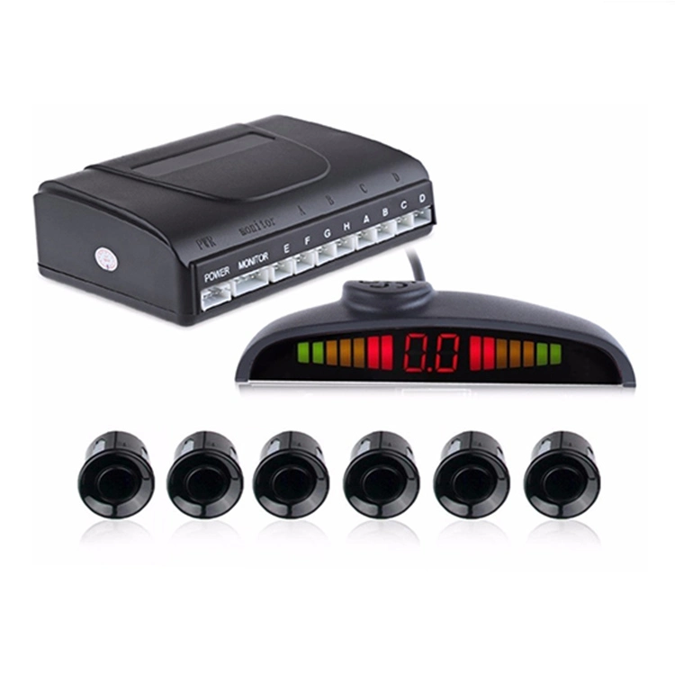 Detect Distance 2 Front and 4 Rear Parking Sensor for Braking and Reversing