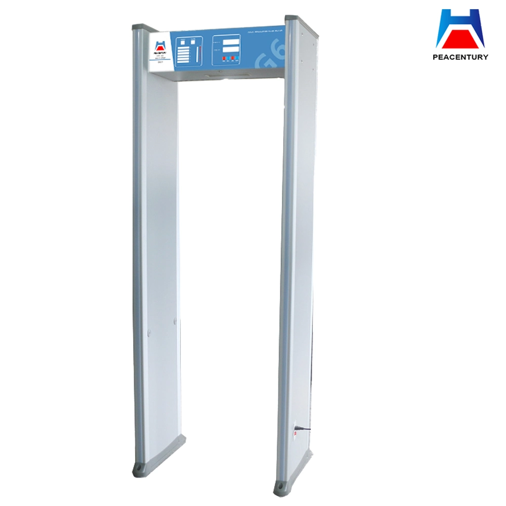 6 Zone Security Equipment Body Scanner Door Frame Walk Through Arched Metal Detector Gate