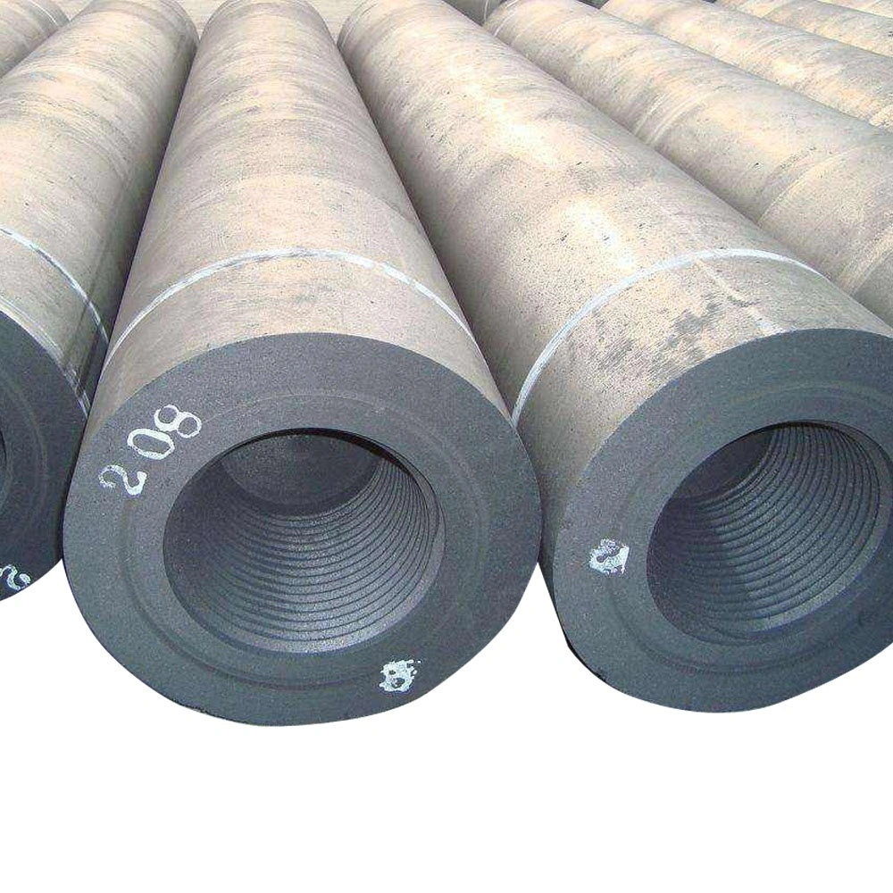 Steel Casting RP Extruded Carbon Graphite Electrode with Nipples
