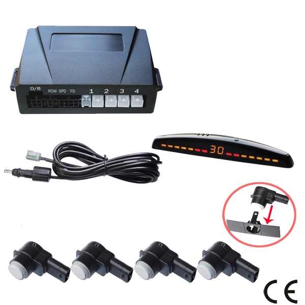 Aftermarke Inch LED Display Car Rear Reverse Parking Sensor Fitted