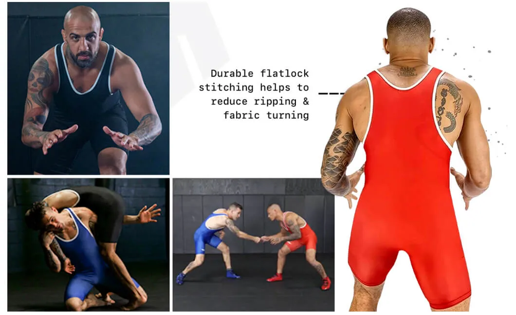 Custom Men's Powerlifting Suit Quick Dry Sexy Fitness Training Tights Wrestling Singlet Wear