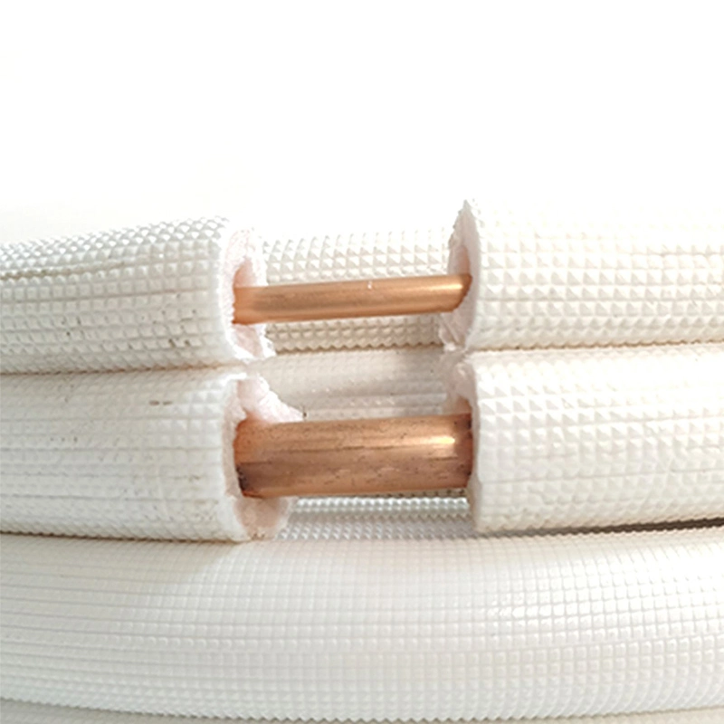 Air Condition and Refrigeration Spare Parts White PE AC Copper Tube