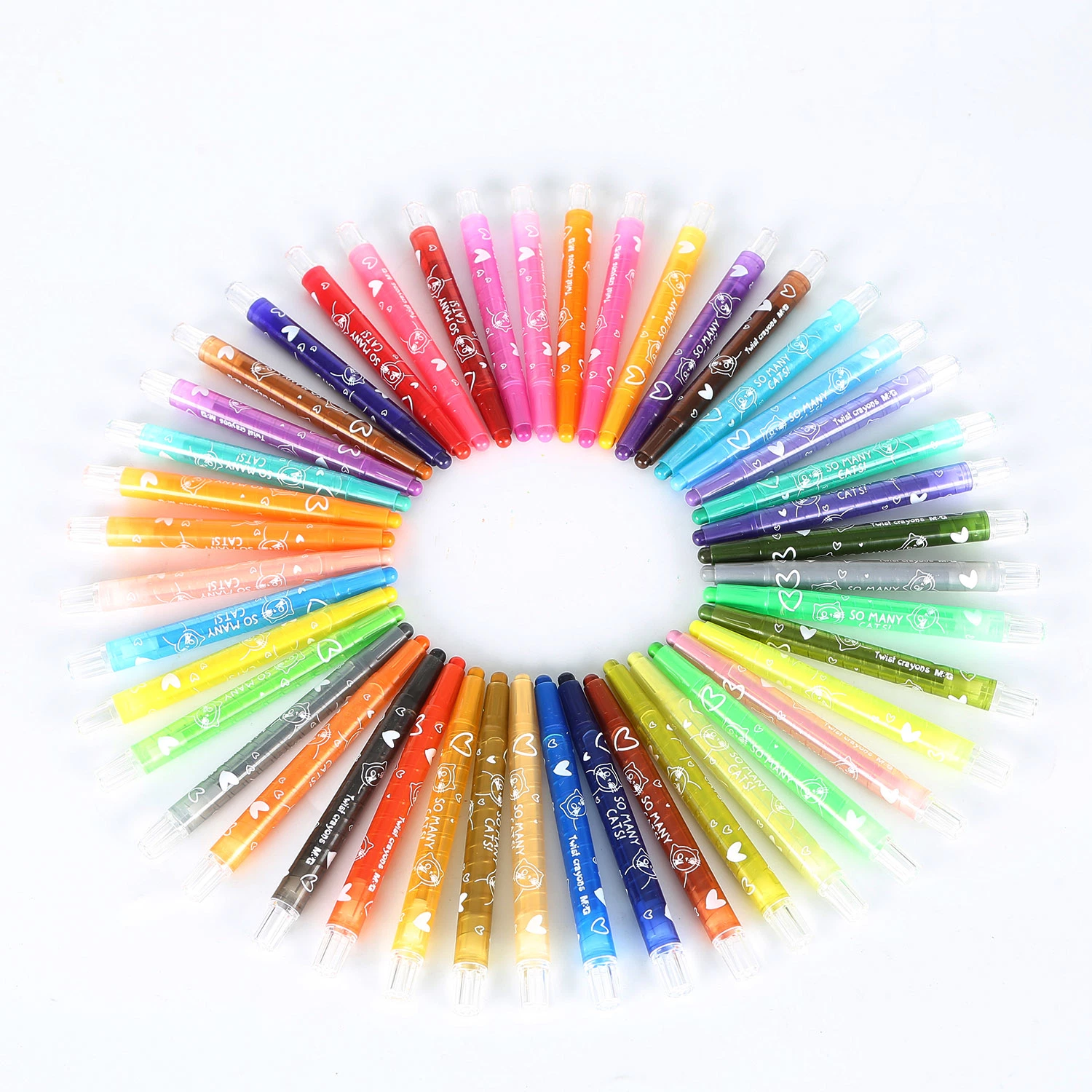 Wholesale/Supplier Non Toxic Oil Pastel Twistable Washable Silk Crayon