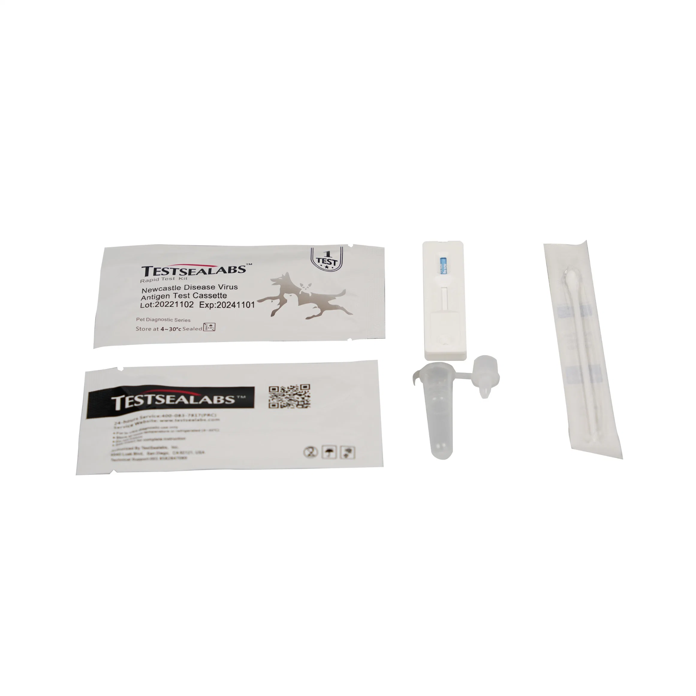 Veterinary Diagnostic Kit Feline Viral Rhinotracheitis Antigen Test FHV Ag