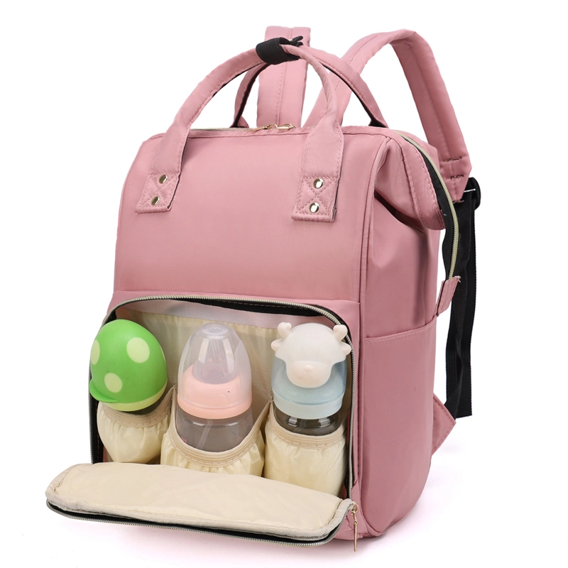 New Arrival Large Capacity Fashion Mom Baby Backpack Bag Travel Waterproof Diaper Bag