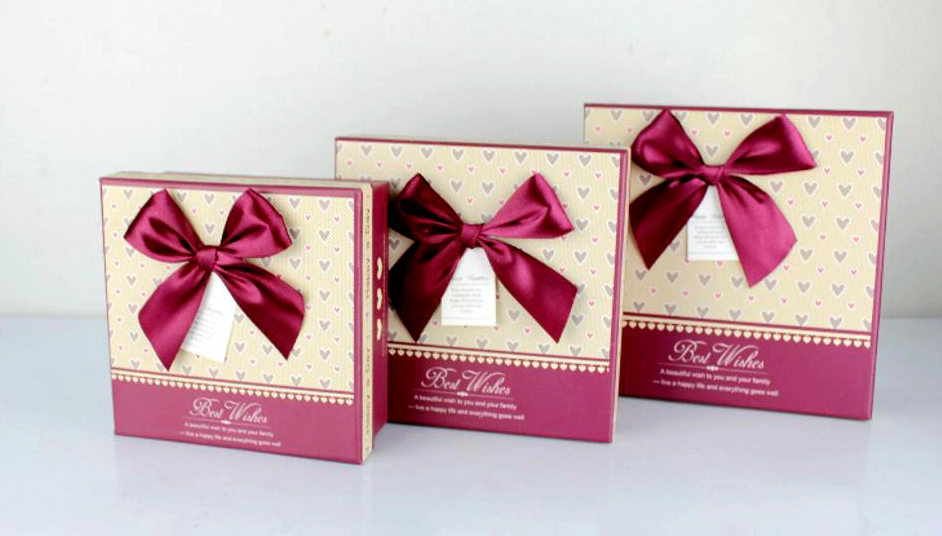 Pastel de Navidad de alta calidad caja de cartón con ventana
