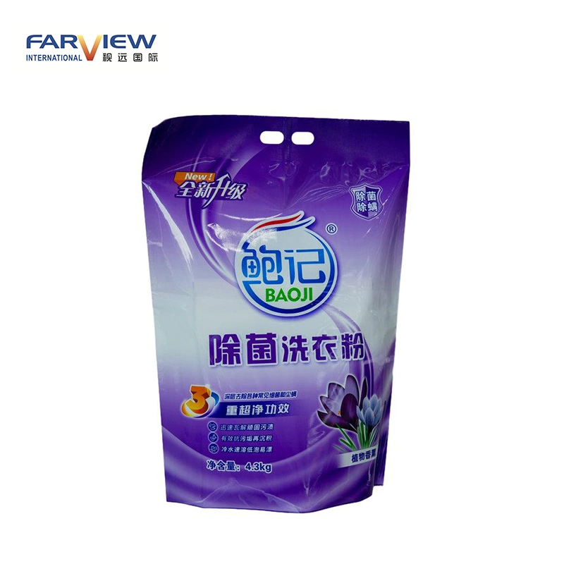 Laundry Detergent Plastic Liquid Packaging Stand up Pouch with Spout Water Bag