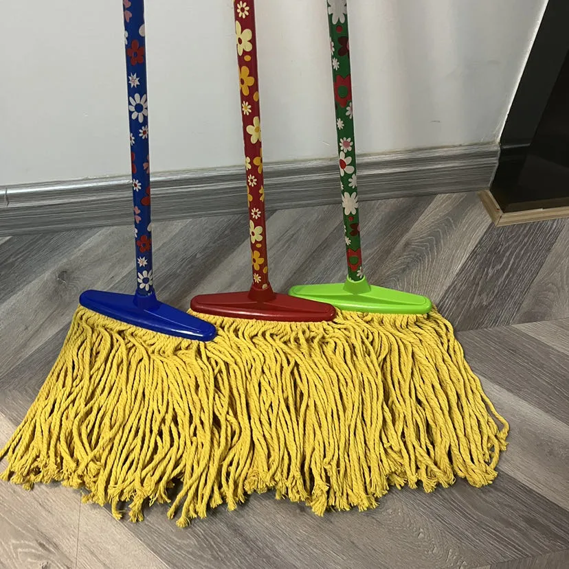 Comercio al por mayor mano libre dobles caras Piso Mop con mango de acero plegable PVA Sponge Mop