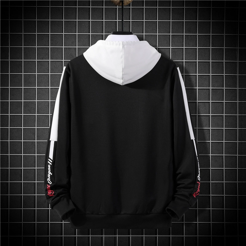 Spring Man Fashion Hoody Casual Pullover Sweater V-Neck