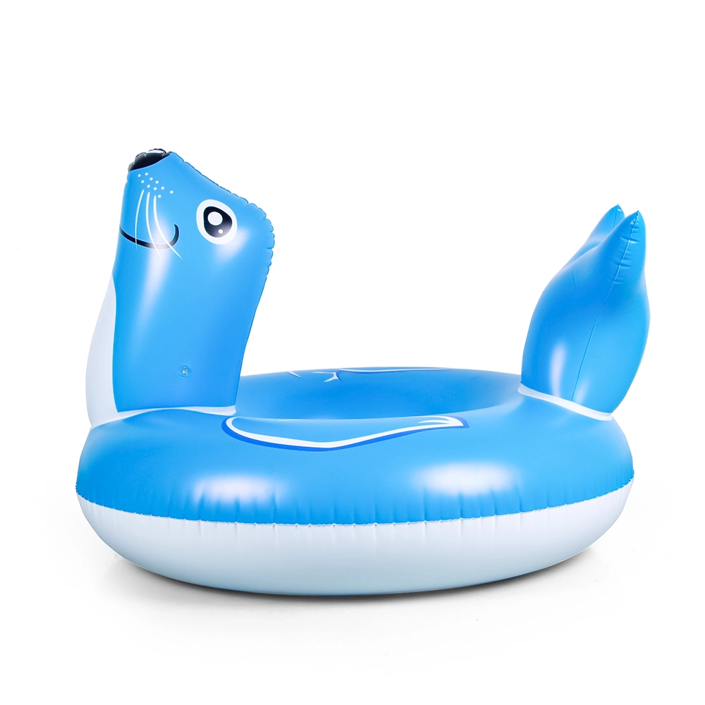 Customizable PVC Plastic Horse Swimming Ring Pump