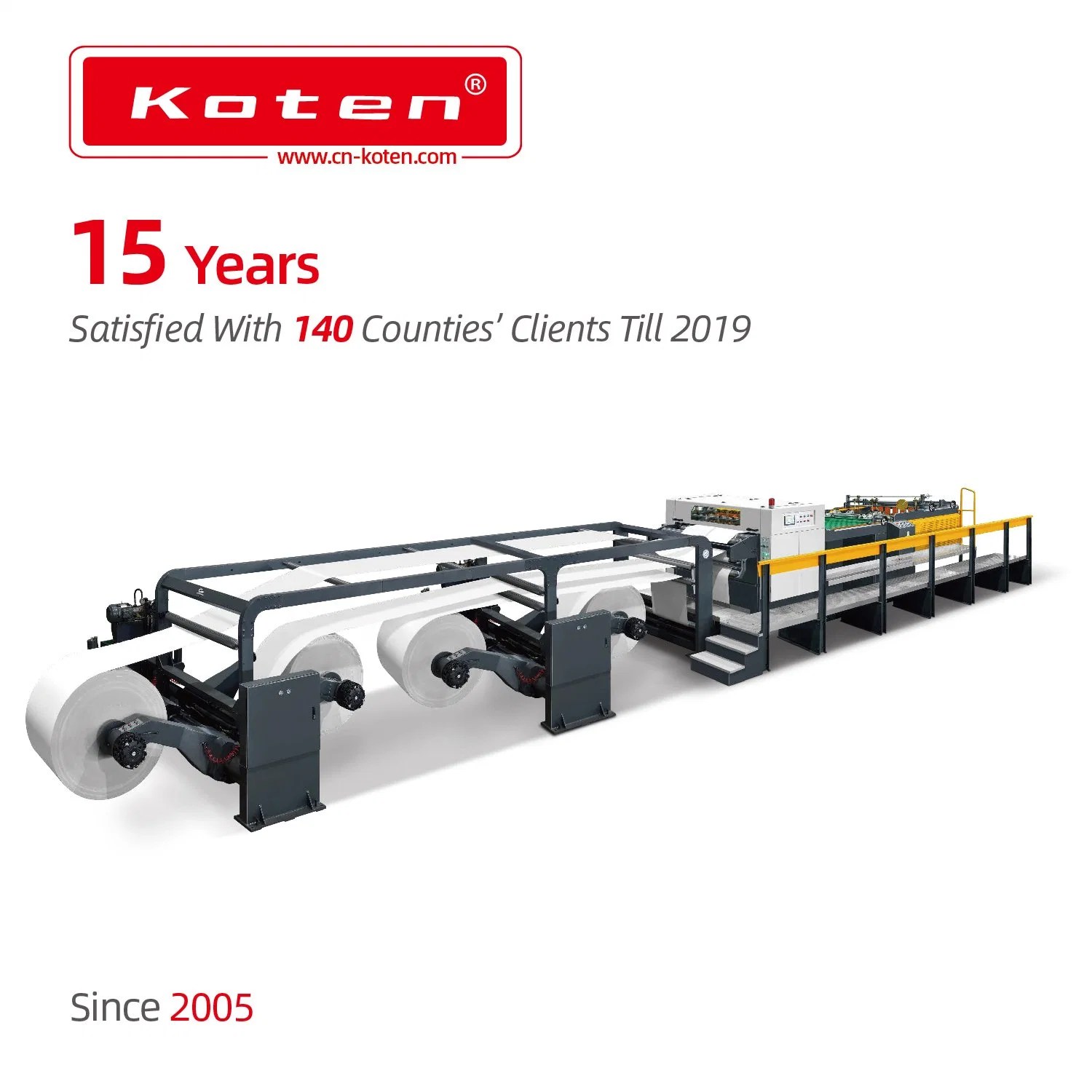 Single-Blade Cutter Steel Koten by Strong Wooden Cases. Cross Cutting Paper Sheeting Machine