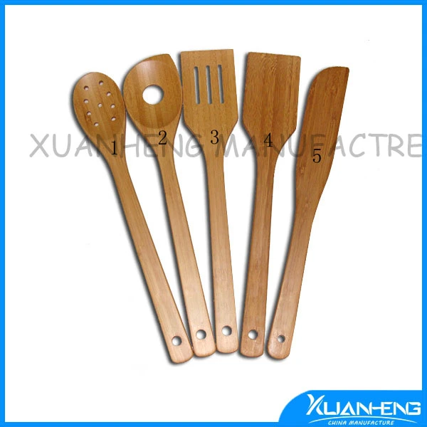 Bamboo Spoon Spatula Fork Bamboo Kitchenware Set