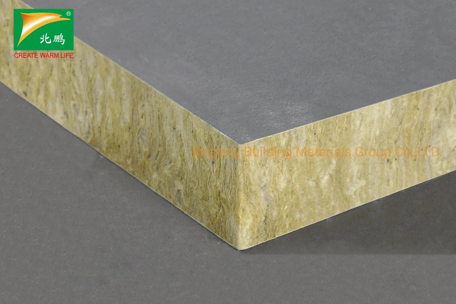 Beipeng 120kg/M3; 140kg/M3 Fireproof Rock Wool Board