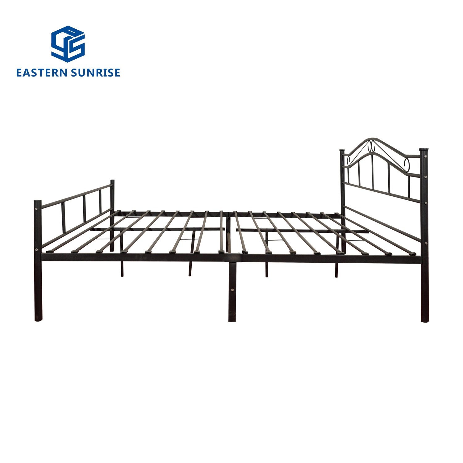 Quarto móveis de aço única Tamanho Twin Metal da estrutura de cama cama de ferro