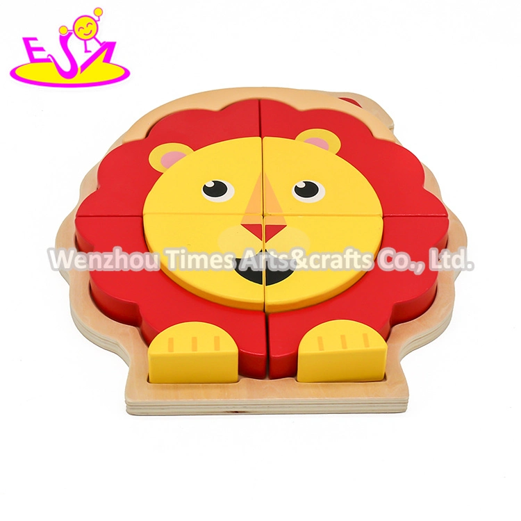 New Design 3D Wooden Animal Puzzle Toys for Babies W14D090