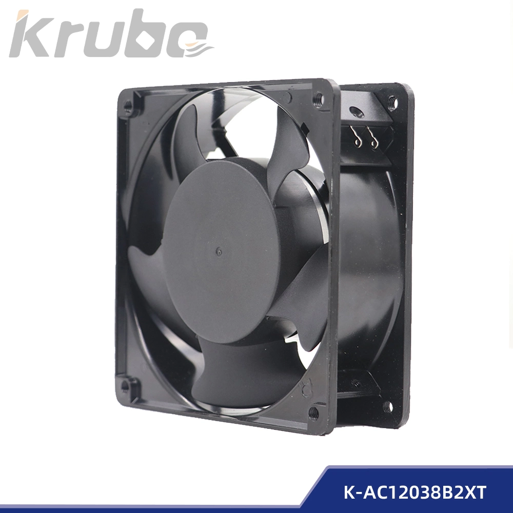 AC Compact Fan, Ball Bearing, for Cabinet Refrigeration (K-AC12038B2XT)