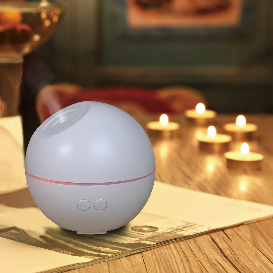 Wholesale/Supplier Mini Portable Humidifier Diffuser Aroma 60ml USB Ultrasonic Air Humidifier