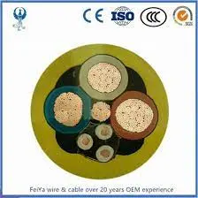 Nsshou/Ntswoeu Submersible Cable up to 6kv Rubber Cable Coal Mine Cable