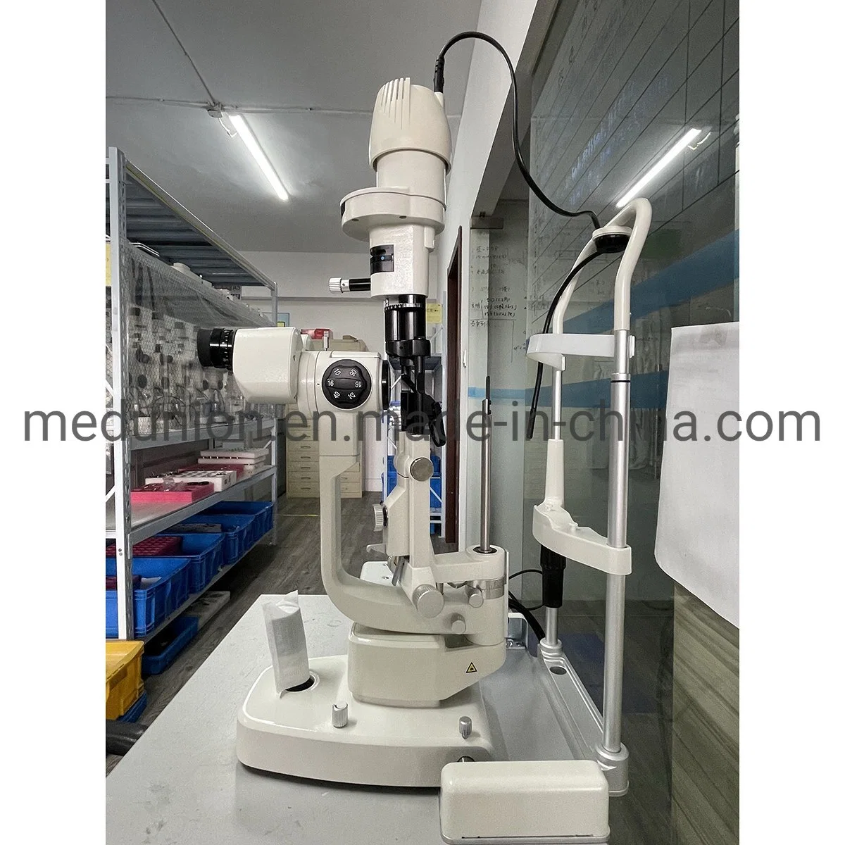 Cheapest Ophthalmic Equipment 5 Step Magnification Slit Lamp Microscope for Clinic Hospital Msllb1458