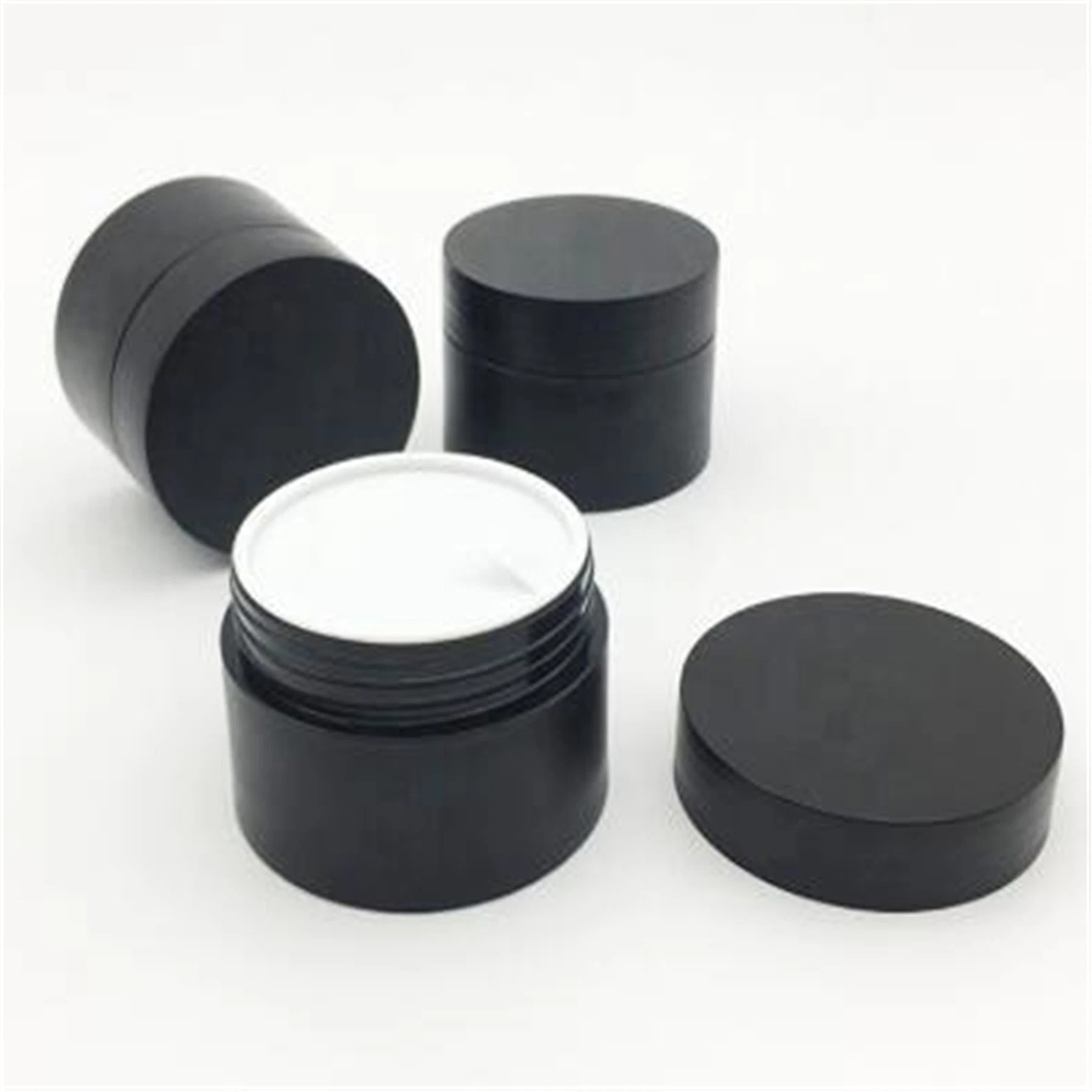 Blue Style Plastic Cosmetic Jars