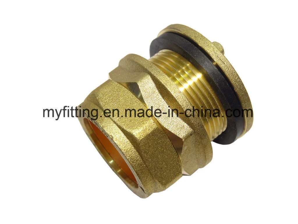 OEM Male Straight Threaded Water Tank Connector Forged Brass Compression Fitting with Factory Price