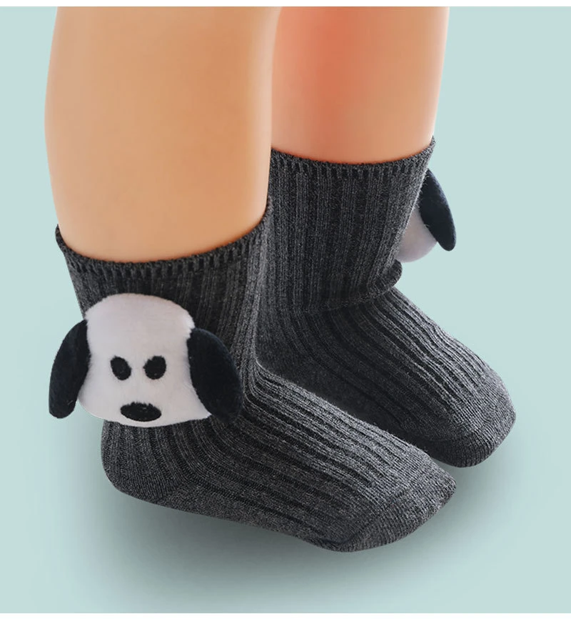 Baby Enfants Les enfants coton souple et confortable unisexe animaux Chaussettes de bande dessinée