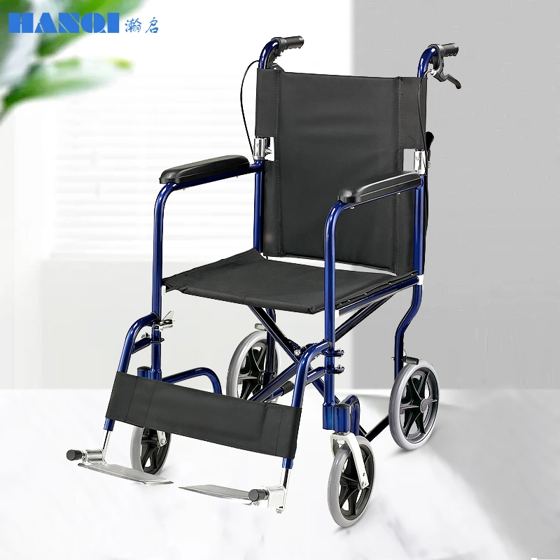 Folding Light Medical Equipment Small Multi-Functional Hospital Equipment Paralysis Wheelchiar