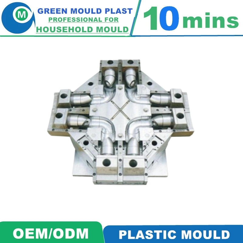 Conception du moule d'injection du connecteur de tube 2/3/4 voies OEM Plastics