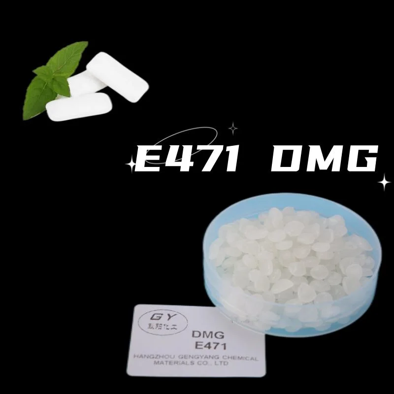 E471-destilliertes Monoglycerid (DMG) Emulgator für Lebensmittel, der Backwaren wie Brot, Kuchen, Desserts aufbaut