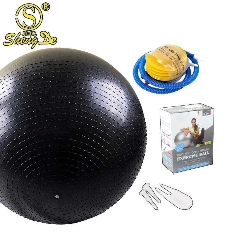 Mode Körper Building Druck Organic 3 * 6 * 9 PVC-Schaum Yoga Ball