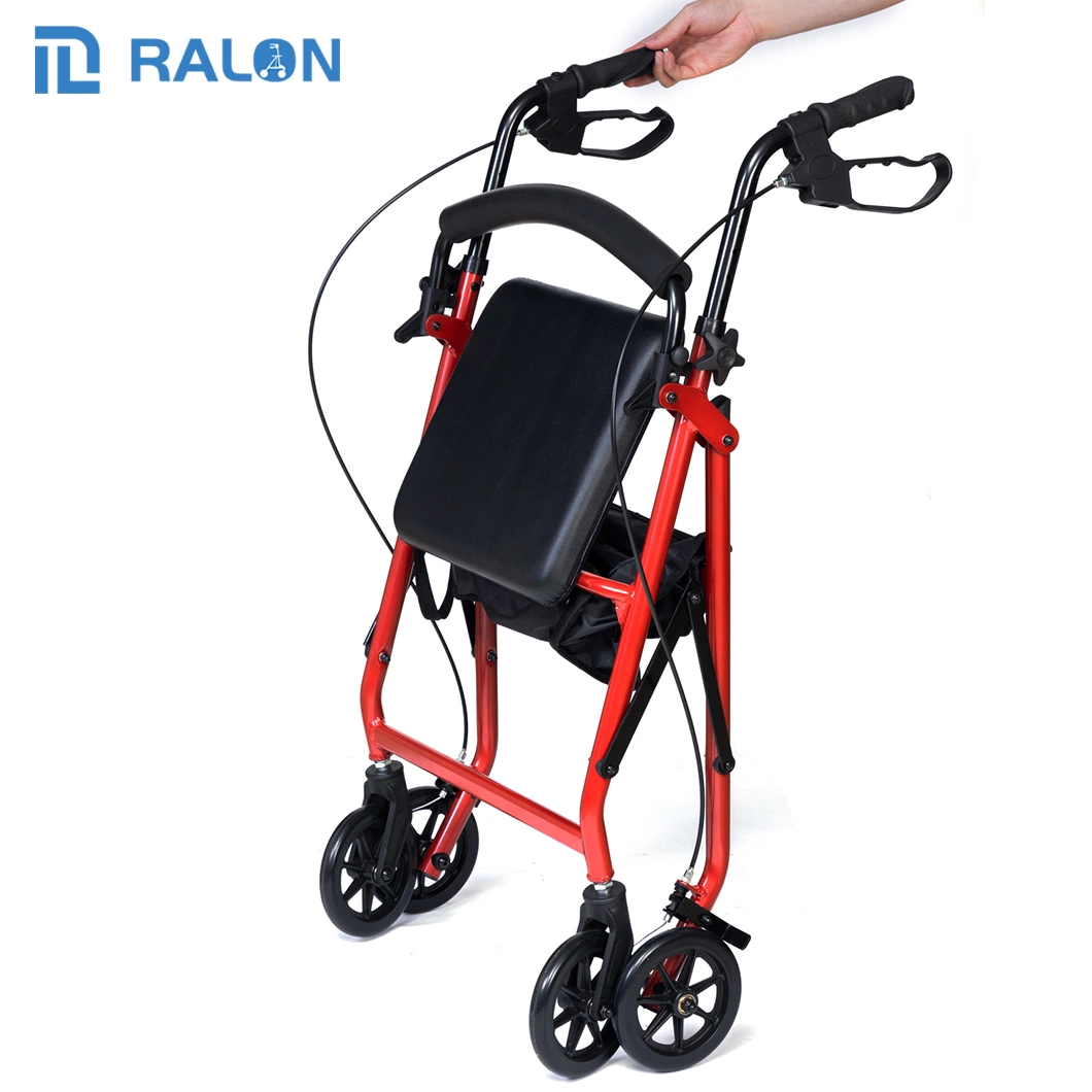 Manual Carts Lightweight Walking Aluminum Folding Disabled Walkers