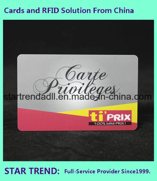 Four Color Printing with UV Standard Card for Business